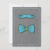 Tweed Little Man Baby Shower Invitations (Dos)