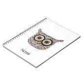 Tweed Owl Carnet (Côté gauche)