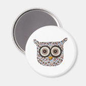 Tweed Owl Magnet (Recto/Verso)