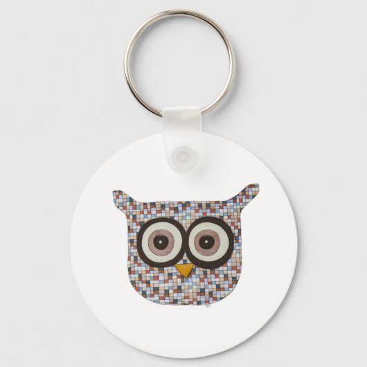 Tweed Owl Sleutelhanger (Voorkant)
