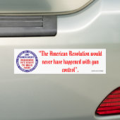 Tweede amendement_1/61 bumpersticker (Op auto)