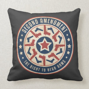 Tweede amendement kussen