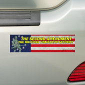 Tweede amendement Oorspronkelijke binnenlandse vei Bumpersticker (Op auto)