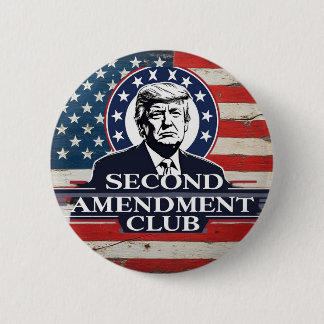 tweede amendement van Trump Ronde Button 5,7 Cm