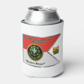 Tweede Armored Cavalry Regiment Guidon Blikjeskoeler (Blikje Voorkant)