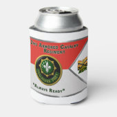 Tweede Armored Cavalry Regiment Guidon Blikjeskoeler (Blikje Achterkant)