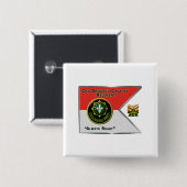 Tweede Armored Cavalry Regiment Guidon Vierkante Button 5,1 Cm (Voorkant /achterkant)