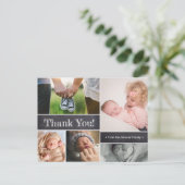 Tweede Baby Vogelaankondiging met Big Sister Aankondigingskaart (Staand voorkant)