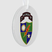 Tweede bataljon - 75e Ranger Regiment Ornament (voorkant)