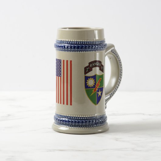 Tweede bataljon - 75e Ranger Regiment Stein Bierpul (Voorkant rechts)