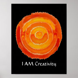 Tweede Chakra-kunst: #1: Creativiteitsproblemen Poster
