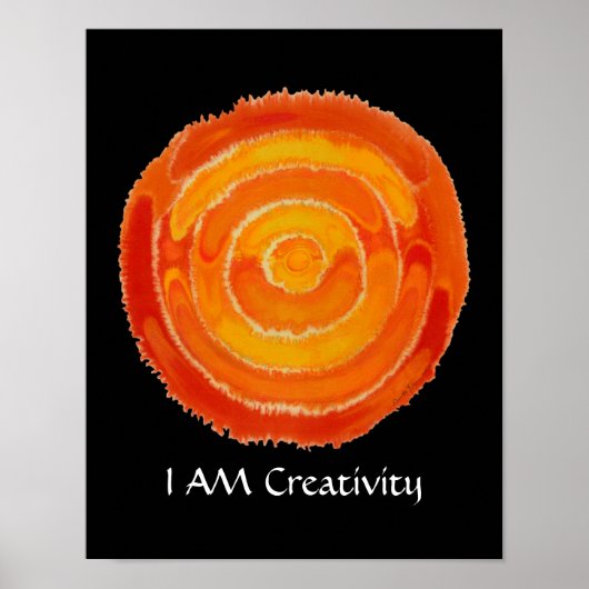 Tweede Chakra-kunst: #1: Creativiteitsproblemen Poster (Voorkant)