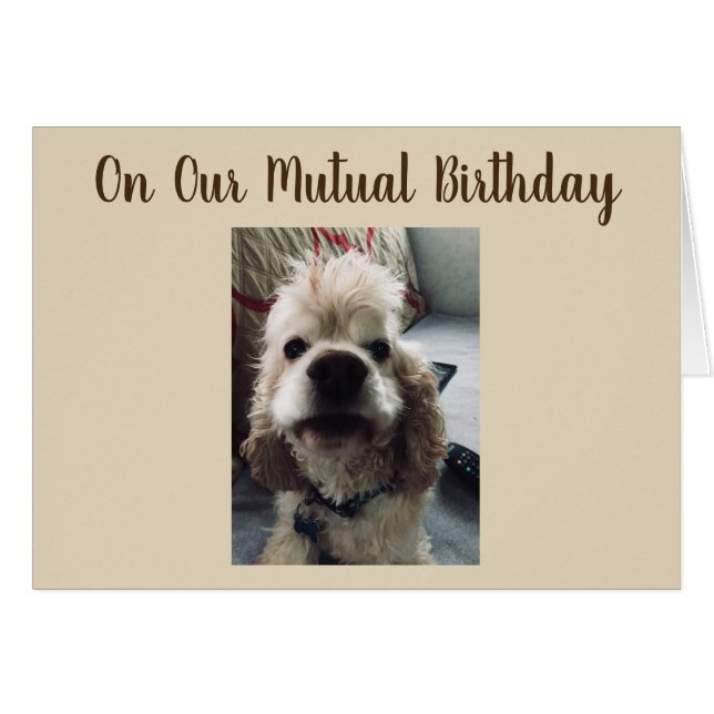 TWEEDE DAG WIL JE OP ONZE WEDERZIJDSE BIRTHDAY (Voorkant Horizontaal)