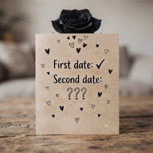 Tweede date? Leuk daten Kaart