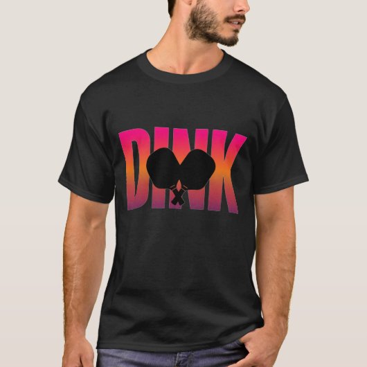 Tweede editie dink vet streepje t-shirt (Voorkant)