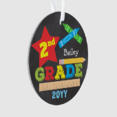 Tweede graad Kepaardschaalkarton Foto Ornament (voorkant)