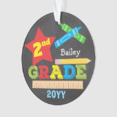 Tweede graad Kepaardschaalkarton Foto Ornament (voorkant)