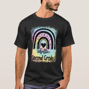 Tweede graad leraar tijger kleurstof regenboog ter t-shirt