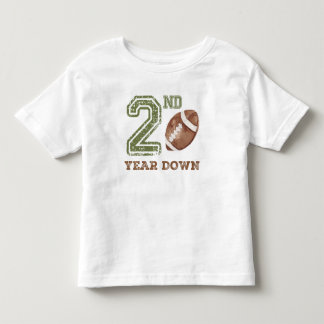 Tweede Jaar Down Voetbal Verjaardag Outfit Kinder Shirts