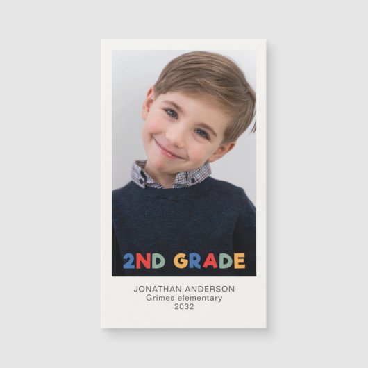 Tweede klas aandenken fotomagneet (Voorkant)