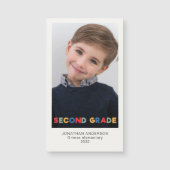 Tweede klas aandenken fotomagneet (Voorkant)