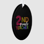 tweede klas leraar licht tweede klas leraren ornament (voorkant)