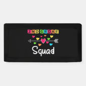 Tweede klas leraar sjirt schoolteam tweede klas spandoek (Horizontaal)