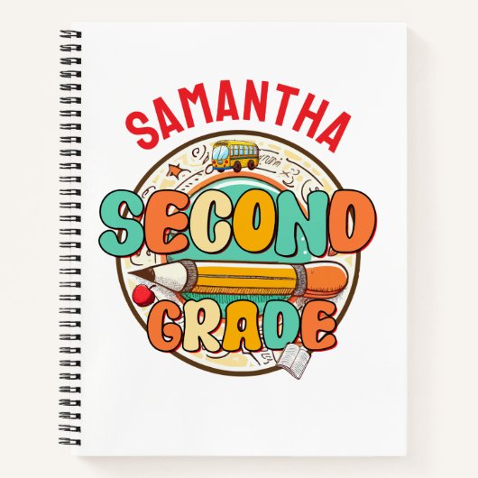 Tweede klas - Mooie schoolspullen notitieboekjes Notitieboek (Voorkant)