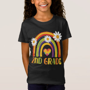 Tweede klas regenboog terug naar school 2e klas t-shirt