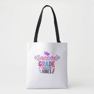 Tweede klas sfeer Cute terug naar school Draagtas