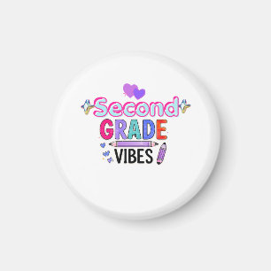 Tweede klas sfeer Cute terug naar school Magneet