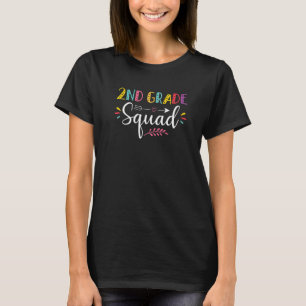 Tweede klas squad eerste schooldag kinderen leren t-shirt