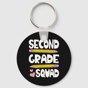 Tweede klas squad team Ck naar school leraar stude Sleutelhanger