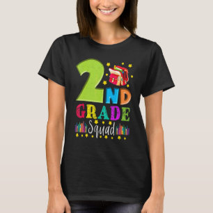 Tweede klas squad terug naar school 2de klassers t-shirt