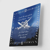 Tweede Komst Inspirerende Schriftuur Vierkante Klo Vierkante Klok (Hoek)