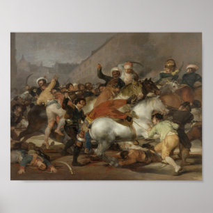 Tweede mei 1808 door Goya - Poster