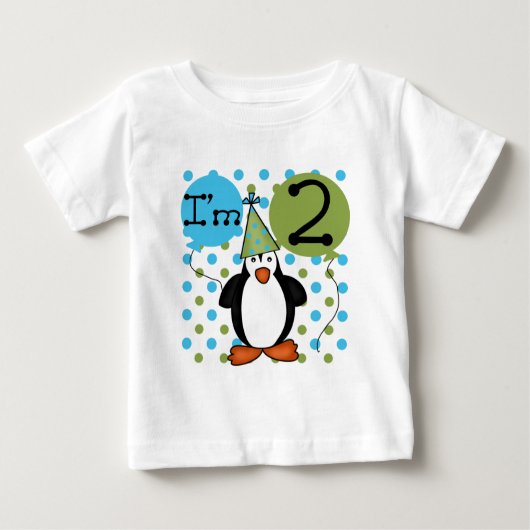 Tweede Penguin Birthday Tshirts en cadeaus (Voorkant)