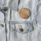 Tweede Pentakel van Mars Ronde Button 5,7 Cm (In situ)