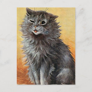 "Tweede prijs bij het Show Cat" van Louis Wain Briefkaart