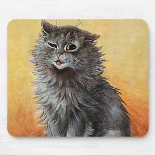 "Tweede prijs bij het Show Cat" van Louis Wain Muismat