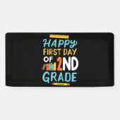 Tweede schooljaar spandoek (Horizontaal)