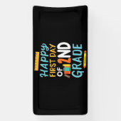 Tweede schooljaar spandoek (Verticaal)