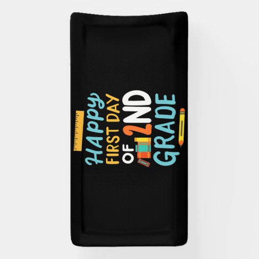 Tweede schooljaar spandoek (Verticaal)