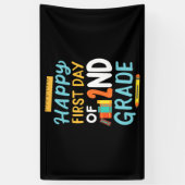 Tweede schooljaar spandoek (Verticaal)