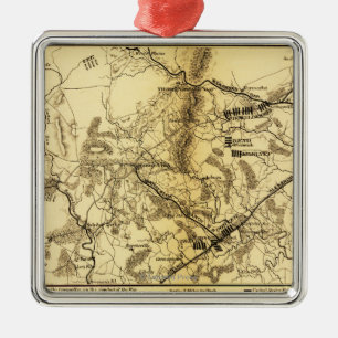 Tweede slag bij Bull Run 7 Metalen Ornament