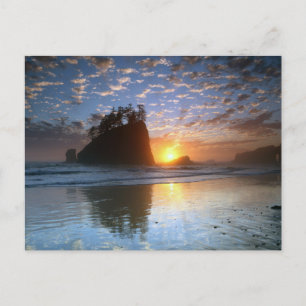 Tweede strand, La Push, Sonnenuntergang, Briefkaart