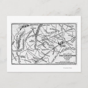 Tweede strijd tegen Bull Run Briefkaart