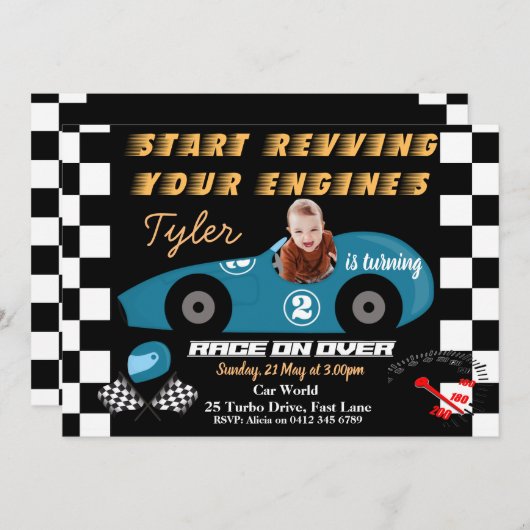 Tweede uitnodiging voor de lancering van de bus (Voorkant / Achterkant)