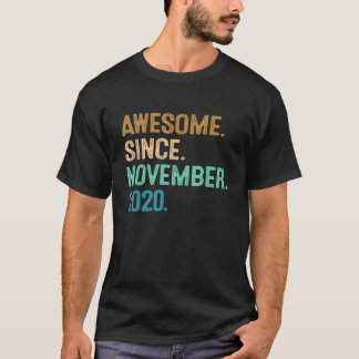Tweede verjaardag 2 jaar oud Geweldige sinds 20 no T-shirt
