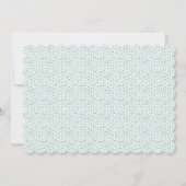 Tweede verjaardag Donut thema uitnodigingen (Achterkant)